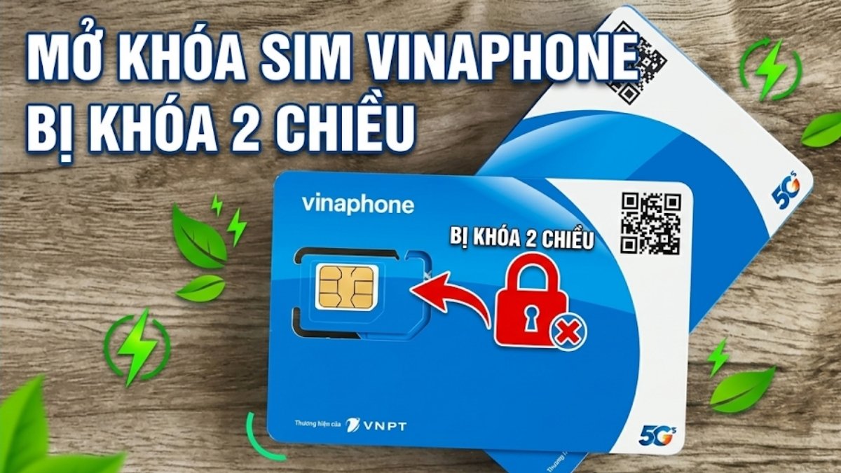 Cách mở khóa SIM VinaPhone bị khóa 2 chiều đơn giản